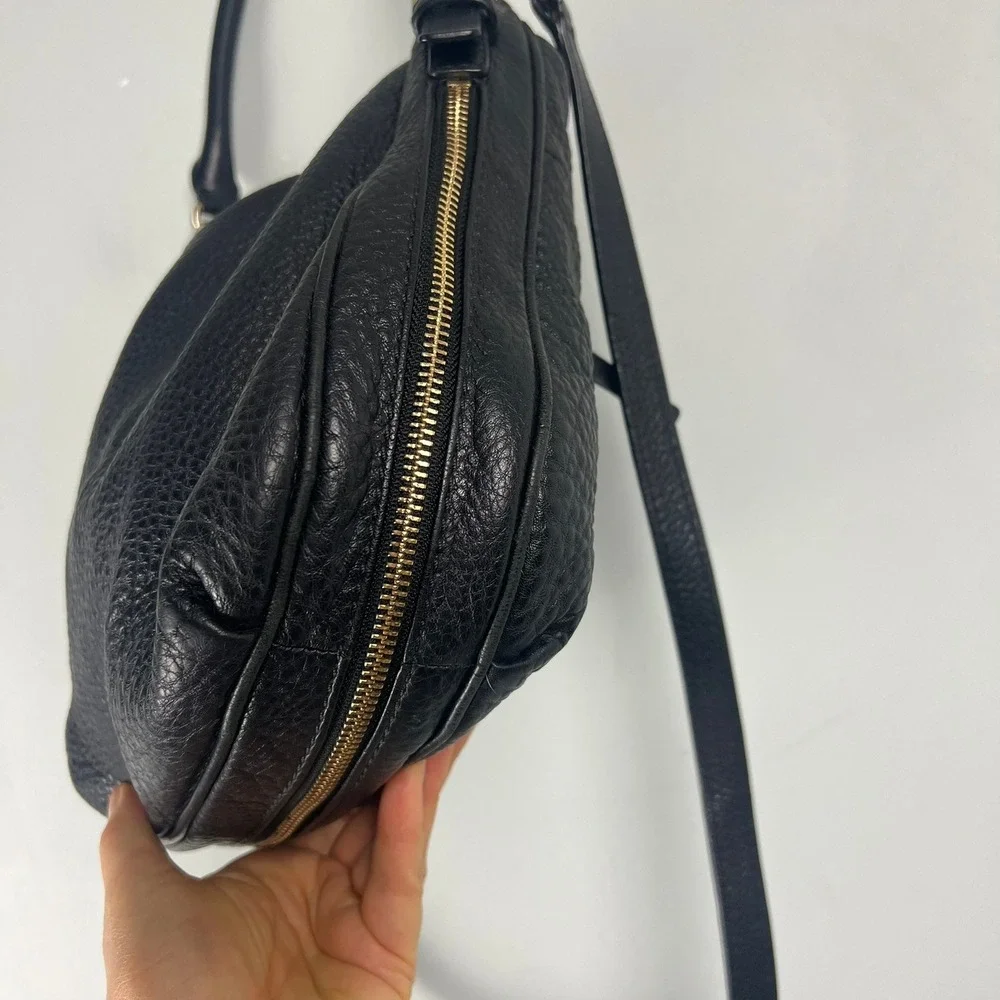 Kate Spade Cobble Hill Black Pebbled Leather Hobo Crossbody Bag Everyday Capsule